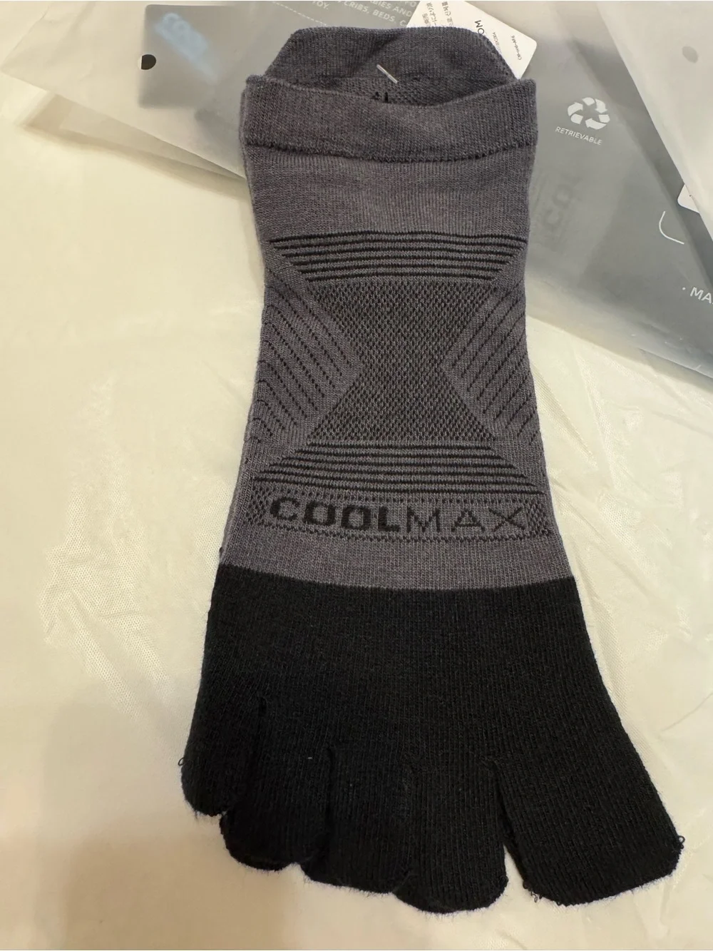 Lot of 3 Kintoe Coolmax Performance No Show Socks Unisex